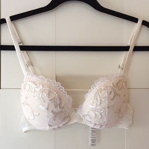 La Perla lace white ivory push up bra size 32C